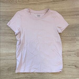 Madewell Light Pink Short Sleeve Tee